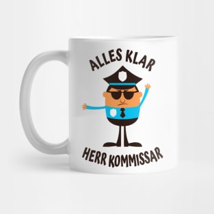 Humor Fun Kommissar lustiger Polizist Mug